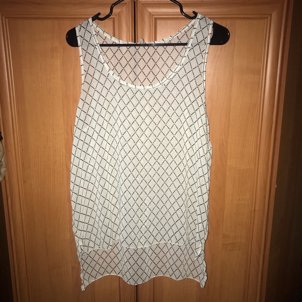 White tank blouse